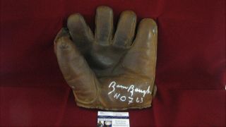Sammy Baugh (d.  2008) Signed Vintage Hutch Baseball Glove W/hof 63 - Jsa V96592