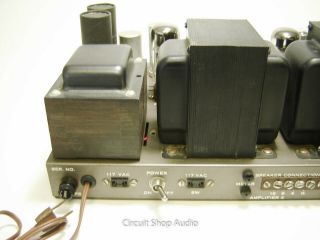 Vintage Eico HF - 89 Stereo Tube Amplfier / EL34 / 6SN7 - - KT 7