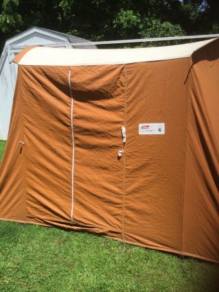 Vintage Classic Coleman Canvas Tent 10 ' X 8 ' Model 8481b830 2