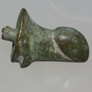 Roman Bronze Phallus Ornament Applique Ca 100 - 200 Ad