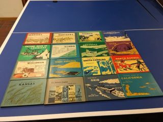 Vintage children’s nonfiction set of 48 HB books on US states,  illus.  Kurt Wiese 8