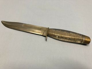 WW2 US NAVY MARK 2 Camillus THEATER Knife Lucite Handle (D8) 3