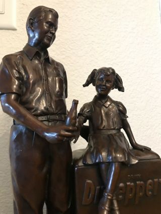 Bronze Statue Of Mr.  Dr.  Pepper,  “Sweet Inspiration” 30/100.  RARE 2