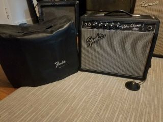 Vintage Fender Blackface Vibro Champ Guitar Amp 1967 Museum.