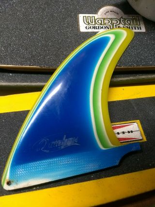 Rainbow Vintage Surfboard Single Fin