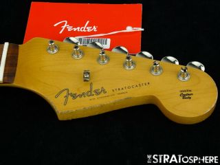 Fender Vintage 60s Ri Road Worn Strat Neck& Tuners Stratocaster Relic Pau Ferro.