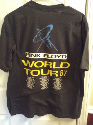Vintage 1987 Pink Floyd World Tour T - Shirt Size XL 46 - 48 With Tag 2
