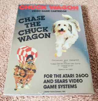 Atari 2600 7800 Chase The Chuckwagon Nos Cib Rare Ralston Purina