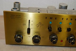 Vintage FISHER 400 - C Tube Stereo Preamplifier 2