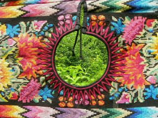 Collectors Huipil Mayan Guatemalan Embroidered Frida Kahlo blouse Vintage 8