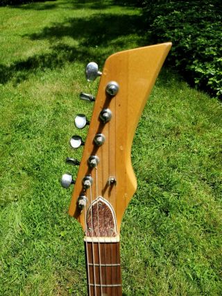 Tiesco Silvertone Electric Guitar rare vintage model made in Japan 3