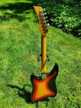 Tiesco Silvertone Electric Guitar rare vintage model made in Japan 4