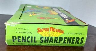 Friends Pencil Sharpeners Box with 11 3 - D Erasers/Vintage 1980/Batman 7