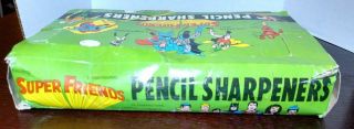 Friends Pencil Sharpeners Box with 11 3 - D Erasers/Vintage 1980/Batman 8