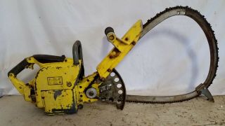 Vintage McCulloch Bow Chainsaw 90 Degree Gear Drive Saw 20 