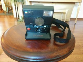 (video Demo) & Polaroid Slr 680 Vintage Land Camera Sonar Flash