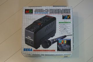 Sega Mega - Cd Karaoke Console Boxed Japan Sega Cd Extremely Rare