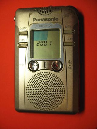 Panasonic Digital Ic Recorder Evp Ghost Hunt Extremely Rare Can Use With Rr - Dr60