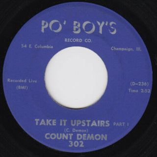 Count Demon Take It Upstairs Impossibly Rare Breed R&b 45 Northern Soul