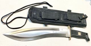 Vintage Al Mar Sfbi - Pathfinder Quest Seki Japan Machete Dagger Knife Sheath 19”