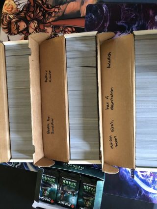 Wizards of The Coast 4000 Plus Decks Rares Magic Gathering Cards Mythics Promos 5