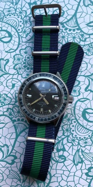 Rare Edma Caribbean 1000m Diver Monobloc