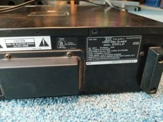 Rare RDI Halcyon Pioneer LD - 700 Laserdisc Player FOR PARTS/NOT 2