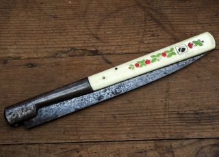 Authentic French Vintage Folding Knife Knife Corsica Vendetta 1900s