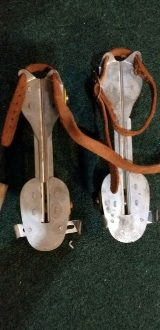 Pair - Vintage Union Hardware Company Metal Roller Skates With Key