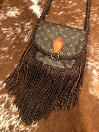Vintage Boho Authentic Louis Vuitton “world Traveler” Handbag