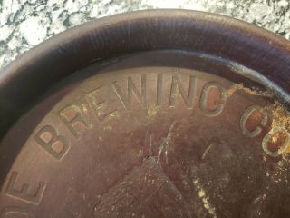 Rare Vintage Monroe Brewing Co Beer Tray Rochester,  NY Pre Prohibition 1890 ' s 3
