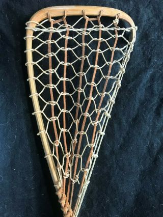 Antique Wooden Lacrosse Stick Native American Made GOLD MEDAL c1908 4