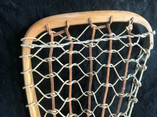 Antique Wooden Lacrosse Stick Native American Made GOLD MEDAL c1908 5