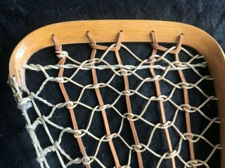 Antique Wooden Lacrosse Stick Native American Made GOLD MEDAL c1908 6