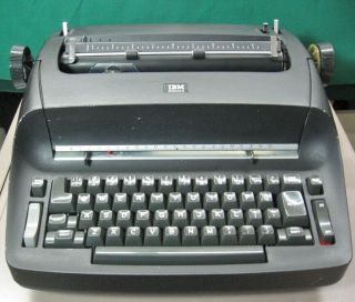 Vtg.  Black Ibm Selectric Typewriter Compact Model 1 Perfectly; Serviced