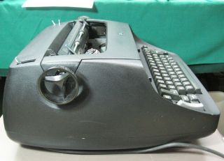 Vtg.  Black IBM Selectric Typewriter Compact Model 1 Perfectly; Serviced 5