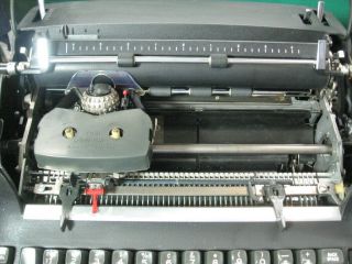 Vtg.  Black IBM Selectric Typewriter Compact Model 1 Perfectly; Serviced 6