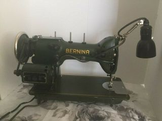 BERNINA 117K SEWING MACHINE ZIG ZAG Case & work light vintage antique 2