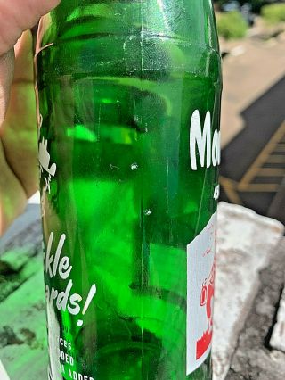 Rare Mountain Dew ACL Numbered Soda Bottle Mt Dew 456789 Hillbilly bottle 7