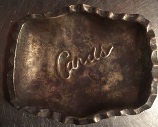 Antique Victorian Calling Card Tray - See Pictures For Measurements