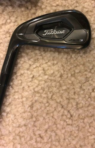 2019 Titleist Black AP3 Limited Edition Irons - EXTREMELY RARE LH 4 - GW R300 2