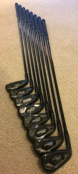 2019 Titleist Black AP3 Limited Edition Irons - EXTREMELY RARE LH 4 - GW R300 4