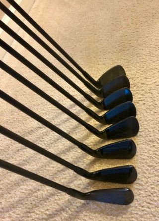 2019 Titleist Black AP3 Limited Edition Irons - EXTREMELY RARE LH 4 - GW R300 6