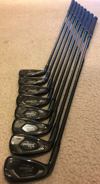2019 Titleist Black AP3 Limited Edition Irons - EXTREMELY RARE LH 4 - GW R300 7