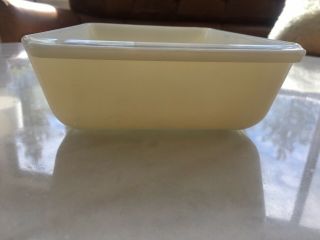 RARE Pyrex 1960 STARBURST 575 - B 2 Qt.  Cinderella Casserole,  Cream Peach Tan,  HTF 4