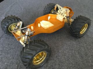 Team Associated Rc10 Gold Pan Vintage A Stamp Monster Truck Conversion Ae