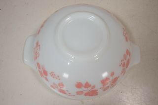 VINTAGE PYREX PINK GOOSEBERRY CINDERELLA MIXING BOWL SET 441 442 443 444 5