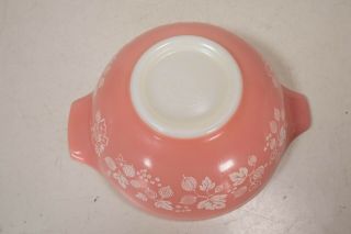 VINTAGE PYREX PINK GOOSEBERRY CINDERELLA MIXING BOWL SET 441 442 443 444 8