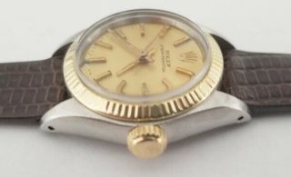 Vintage Rolex Oyster Perpetual Gold & Steel Ladies Watch Ref: 6719 2