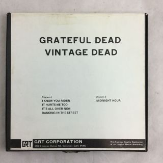 Grateful Dead Vintage Dead Reel - to - reel Sunflower SUN - 5001 2